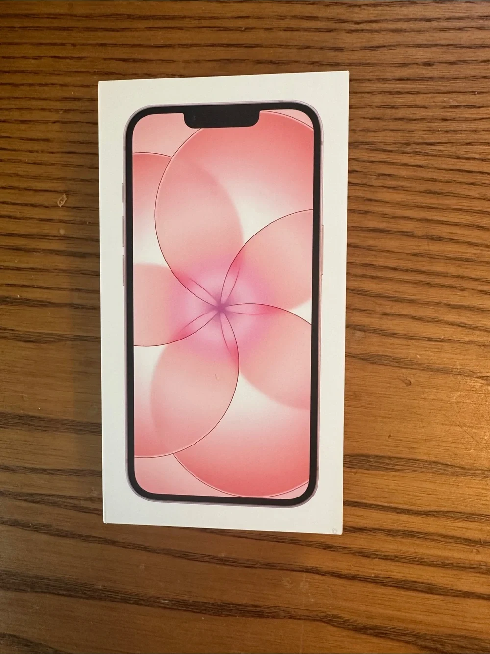 Apple iPhone 17e Original Box Soft Pink Floral Design Empty BOX ONLY